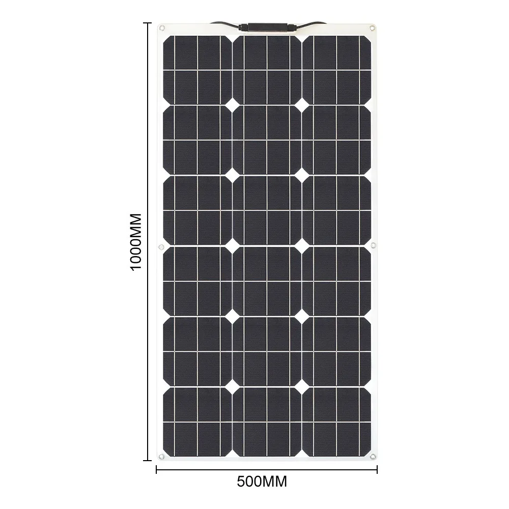 400W Flexible Solar Panel Kit With Solar Controller 100W 200W 300W PV Panels Regulator For Home Car Outdoor Solar Power System