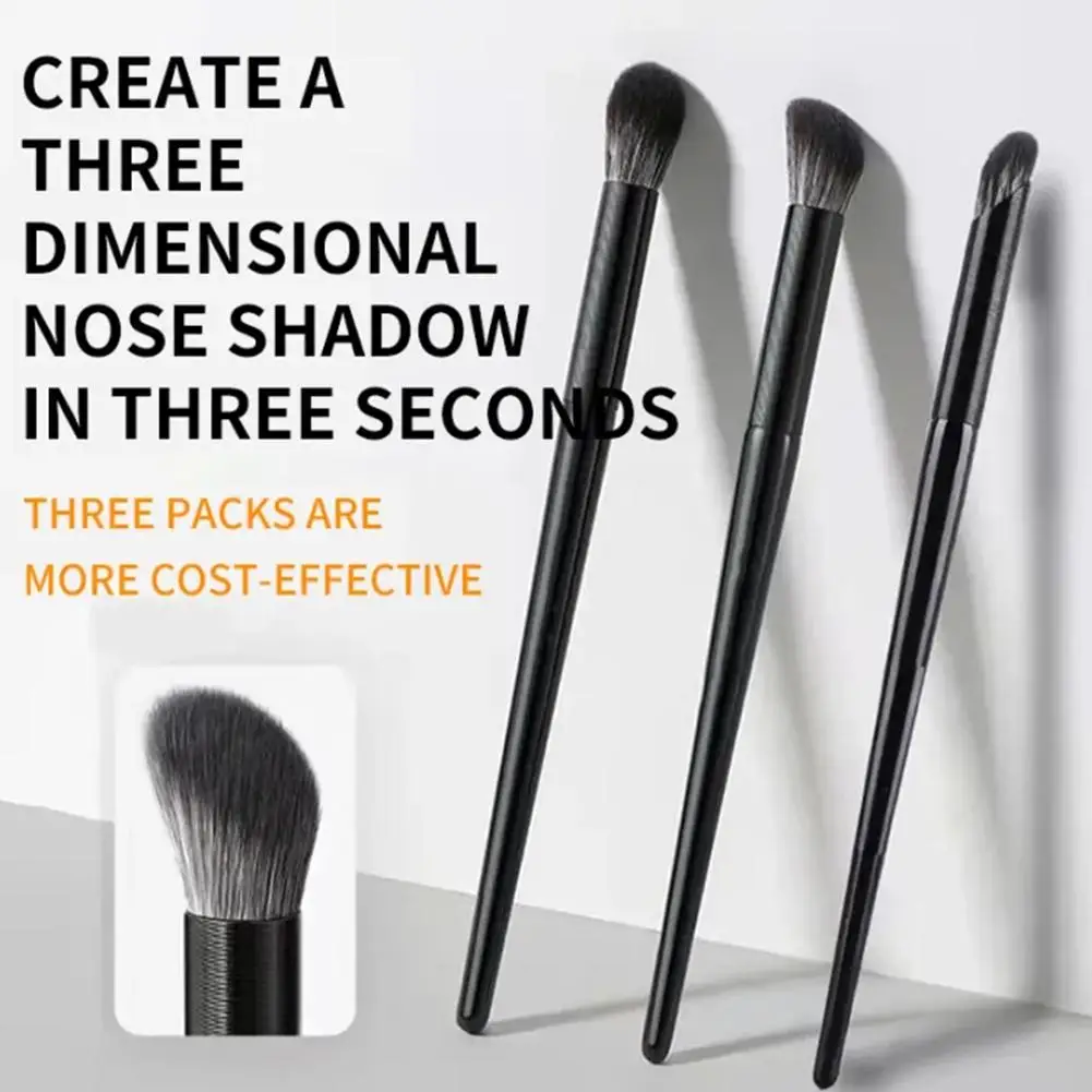 Multi Function Fingertip Makeup Brush Soft Bristle Angled Concealer Eyeliner Nose Contour Highlight Blending Tool Dropshipping