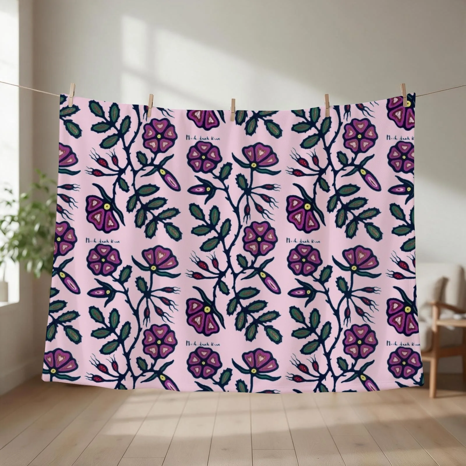 Wild rosehips Throw Blanket Summer Beddings Thins warm for winter Decorative Beds Blankets