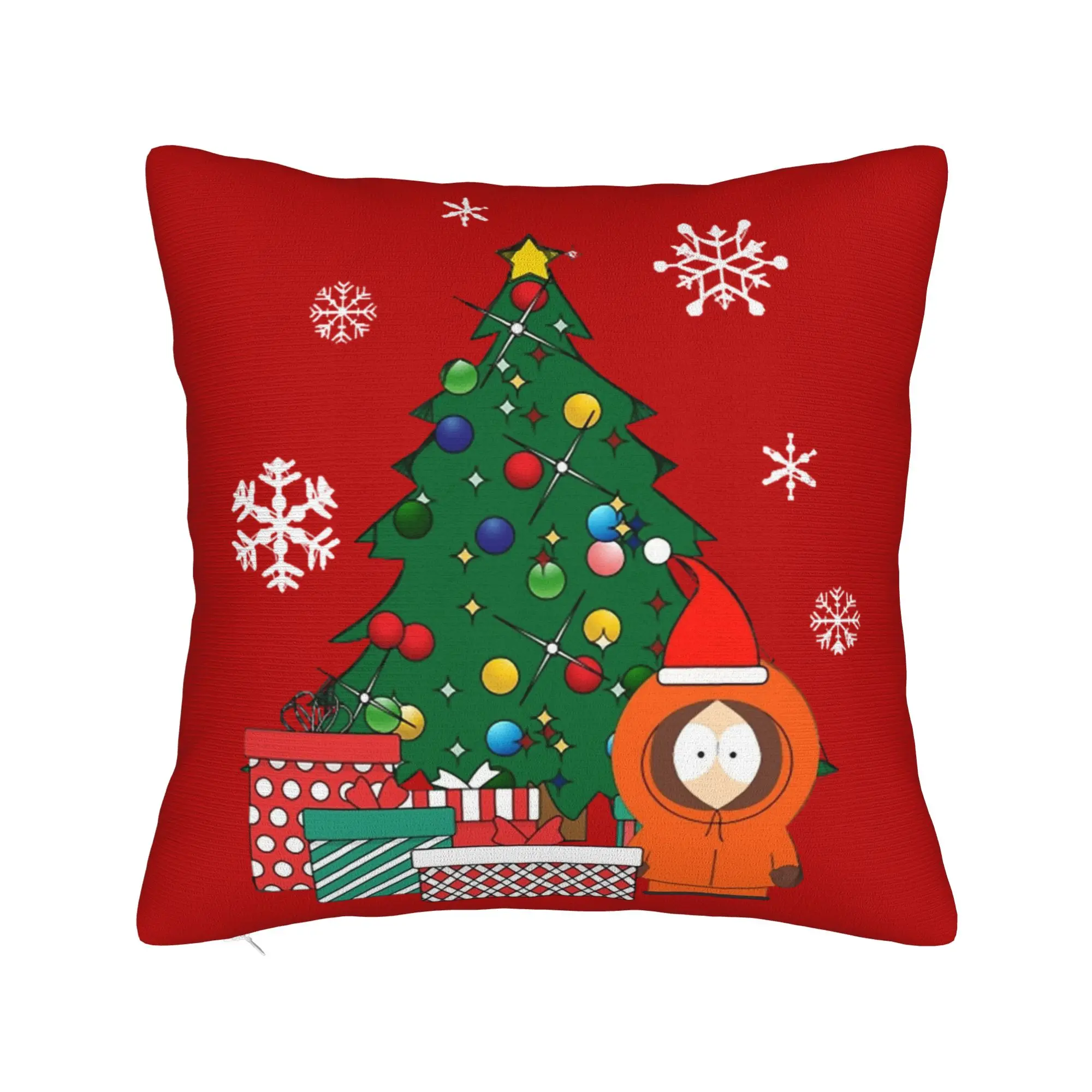 Cartoon Souths Parks Christmas Pillowcase Printing Cushion Cover Decor  Pillow Case Cover Home Zippered