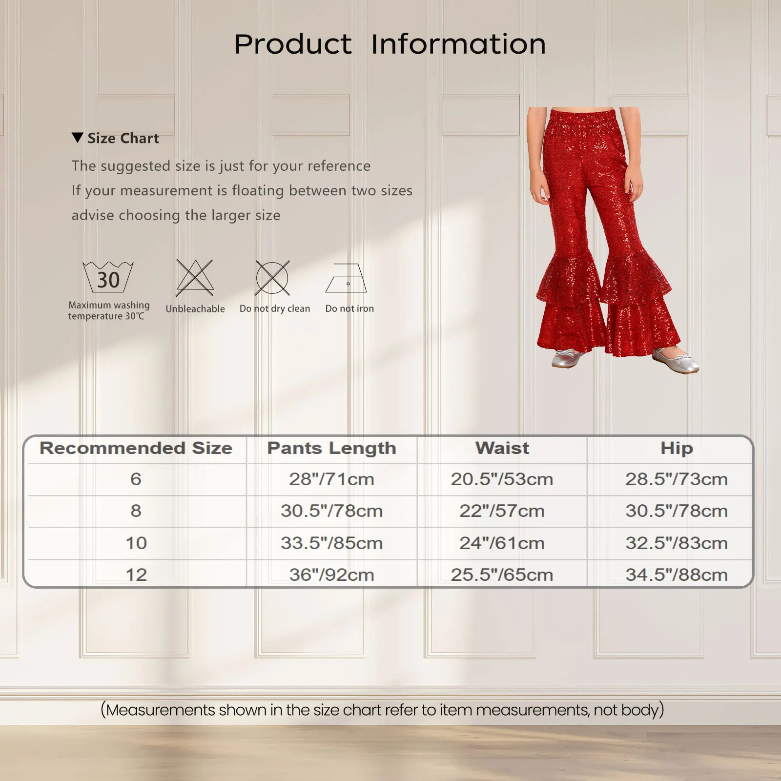 أطفال بنات 80s ديسكو الجاز الرقص السراويل بريق الترتر مرونة الخصر متوهج السراويل المتدرج جرس أسفل السراويل الطويلة للأداء