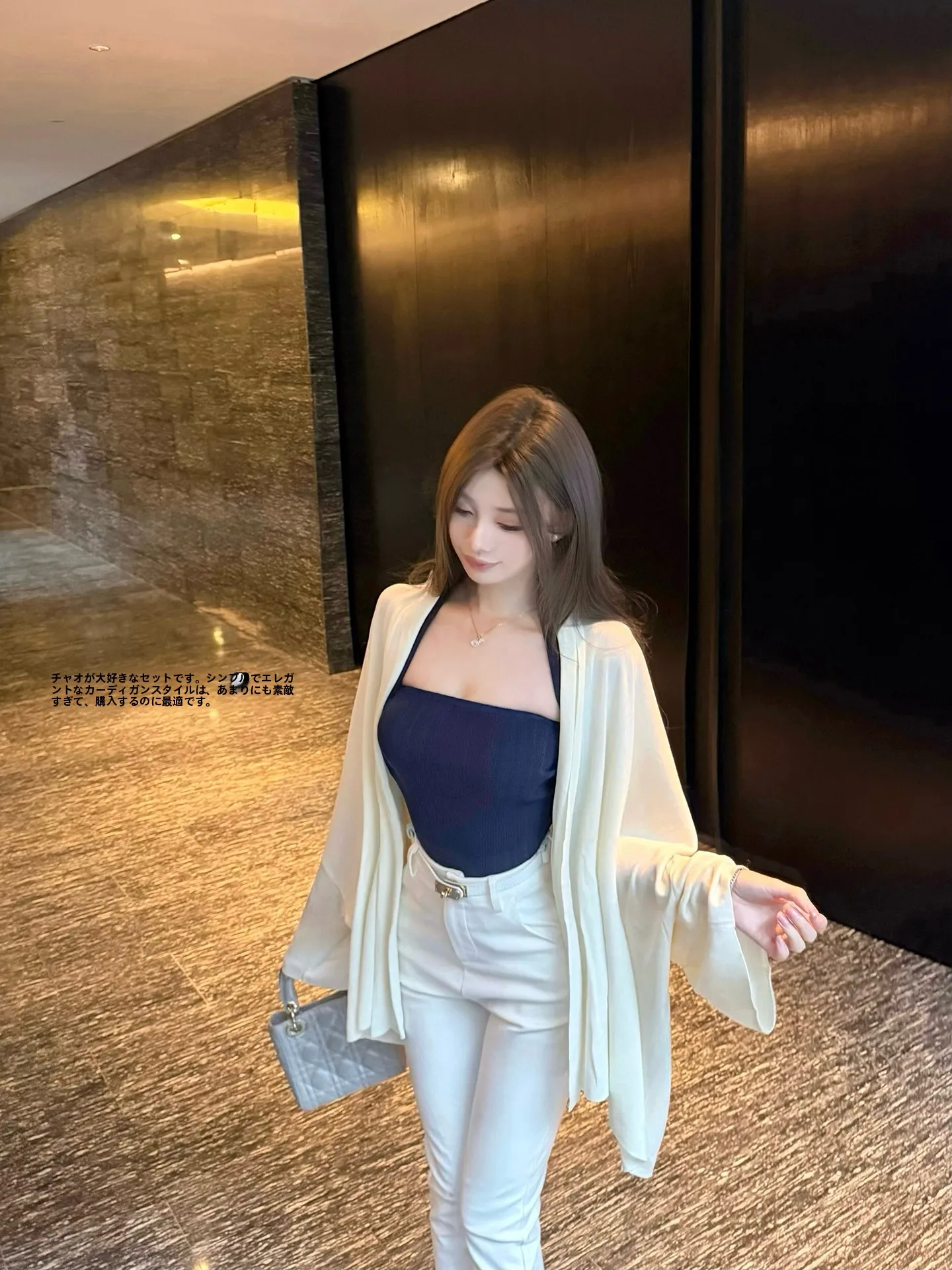 

CCZEE Oxygen Capsule New Arrival 2000pm Row Series Irregular Knitted Open Cardigan Women's Loose Fit Long Sve Mid-L...