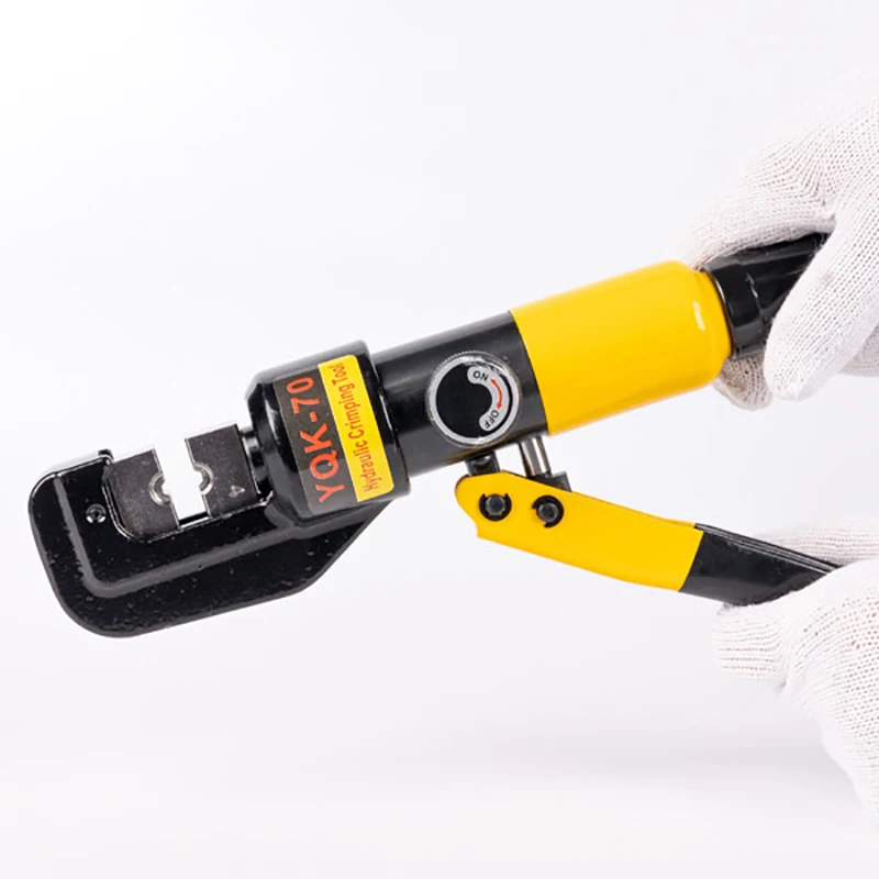 4-70mm² Hydraulic Crimping Pliers YQK-70 Pressure 6T Home Hydraulic Tools Hydraulic Pliers DIY Cable Terminal Crimping Pliers