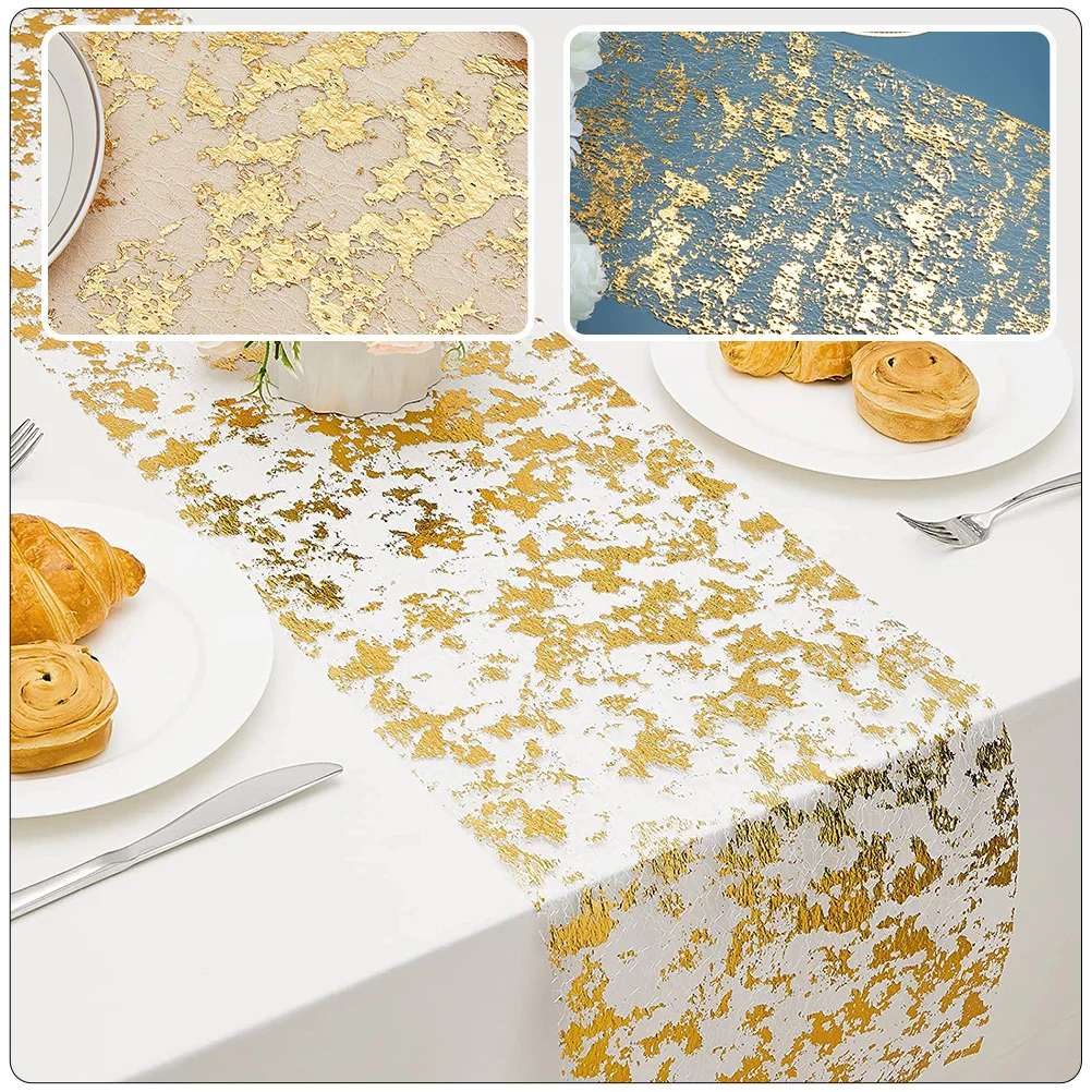 

Runner Holiday Decor Runners Wedding Mold Home Accessory Cloth Tablecloth Polyester Household Dinner