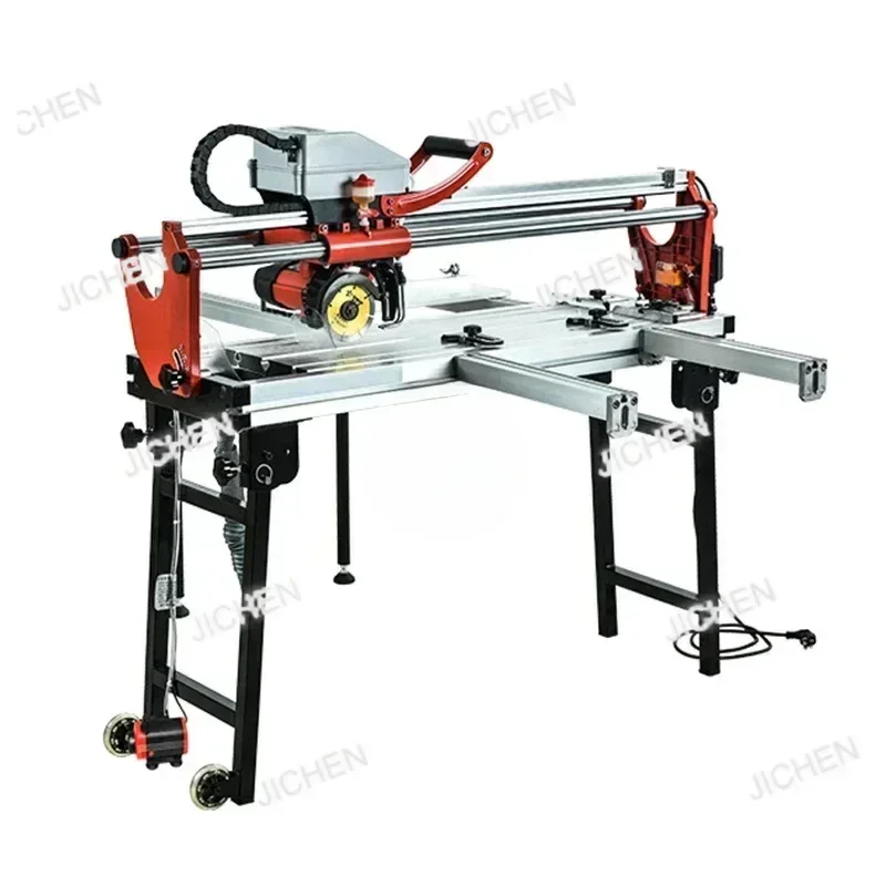 ZQT Automatic Electricity Ceramic Tile Skirting Machines Desktop Tile Cutter 45 Degree 1200mm Water Knife Stone Cutting Machine