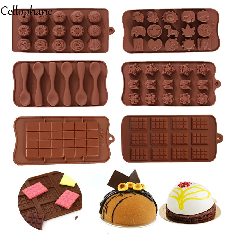 

Chocolate Bar Molds Silicone Bars Easy Release Non-Stick Rectangle Durable Pistachio for Protein and Energy Handmade Gift