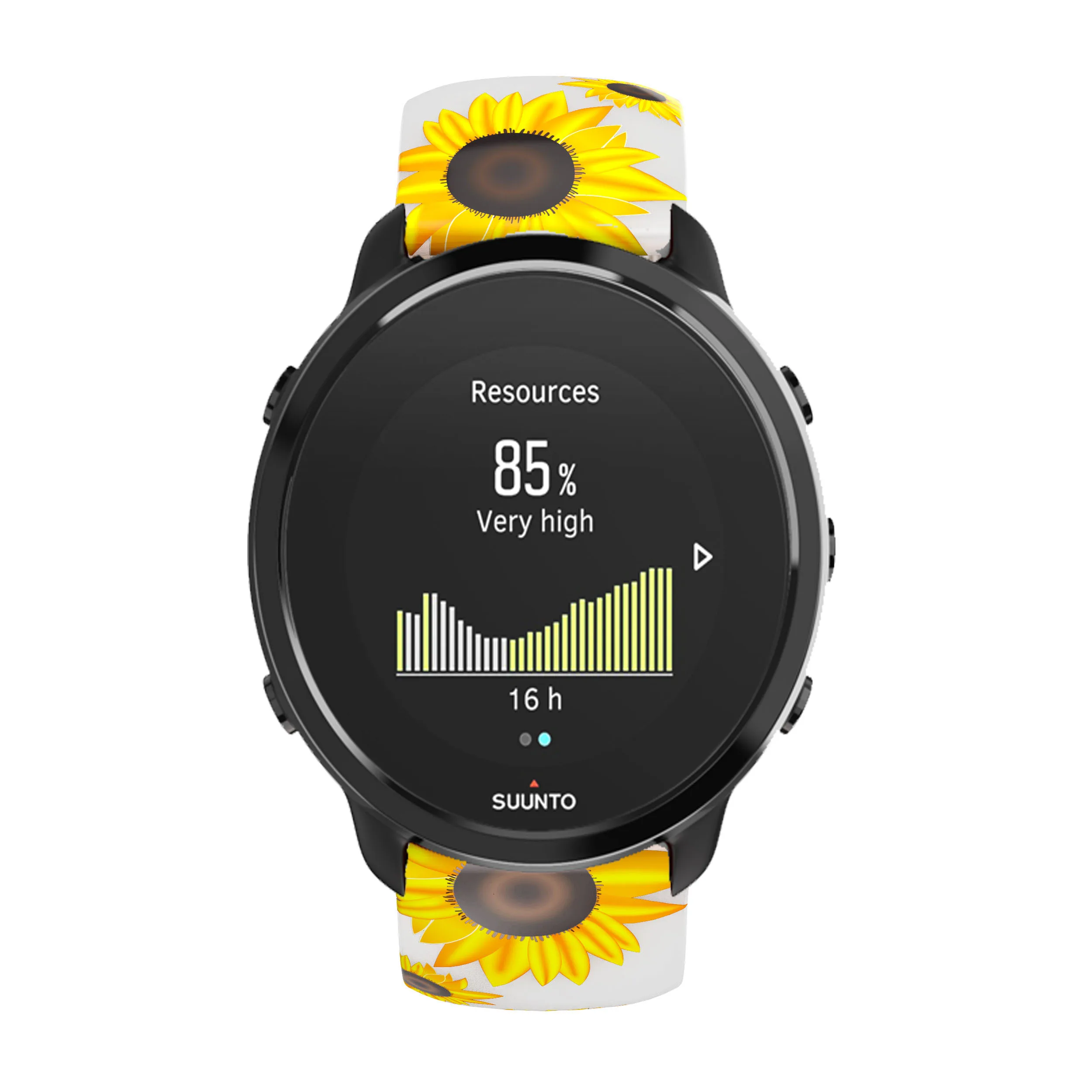 Novo 20mm impresso silicone esporte substituição relógio banda para suunto 3 fitness relógio inteligente pulseira de pulso relógio para suunto3
