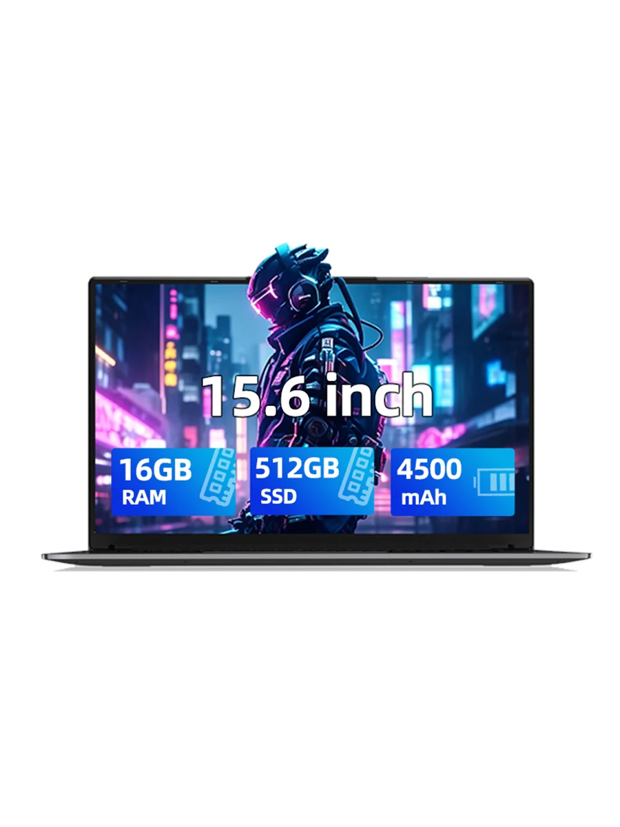 Bmax X15 Pro 15,6 Zoll 16GB RAM 512GB SSD Intel 12. Gen N100 Prozessor Windows 11 Notebook 1920*1080 HDMI WLAN USB PC Laptop