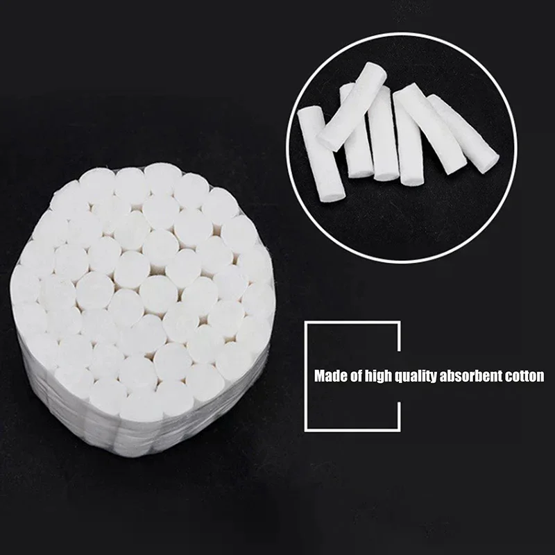 50/100/200 قطعة لفة قطن الأسنان المتاح مواد طبيب الأسنان منتج تبييض الأسنان عالية الامتصاص لوازم جراحية مرقئ