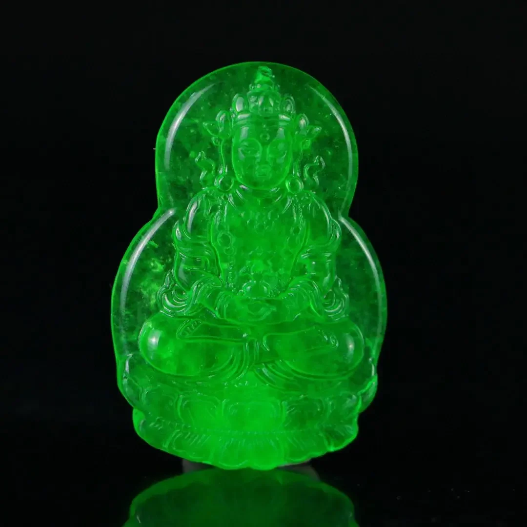 

Gaobing Seiko engraved Guanyin brand, exquisite jewelry, free chain and free box.