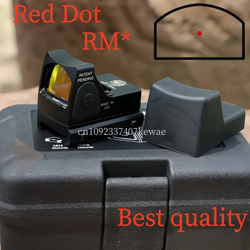 

Голографический прицел Red Dot R R Mini для тактической охоты, стрельбы из винтовки, страйкбола, для планок Пикатинни и Вивер