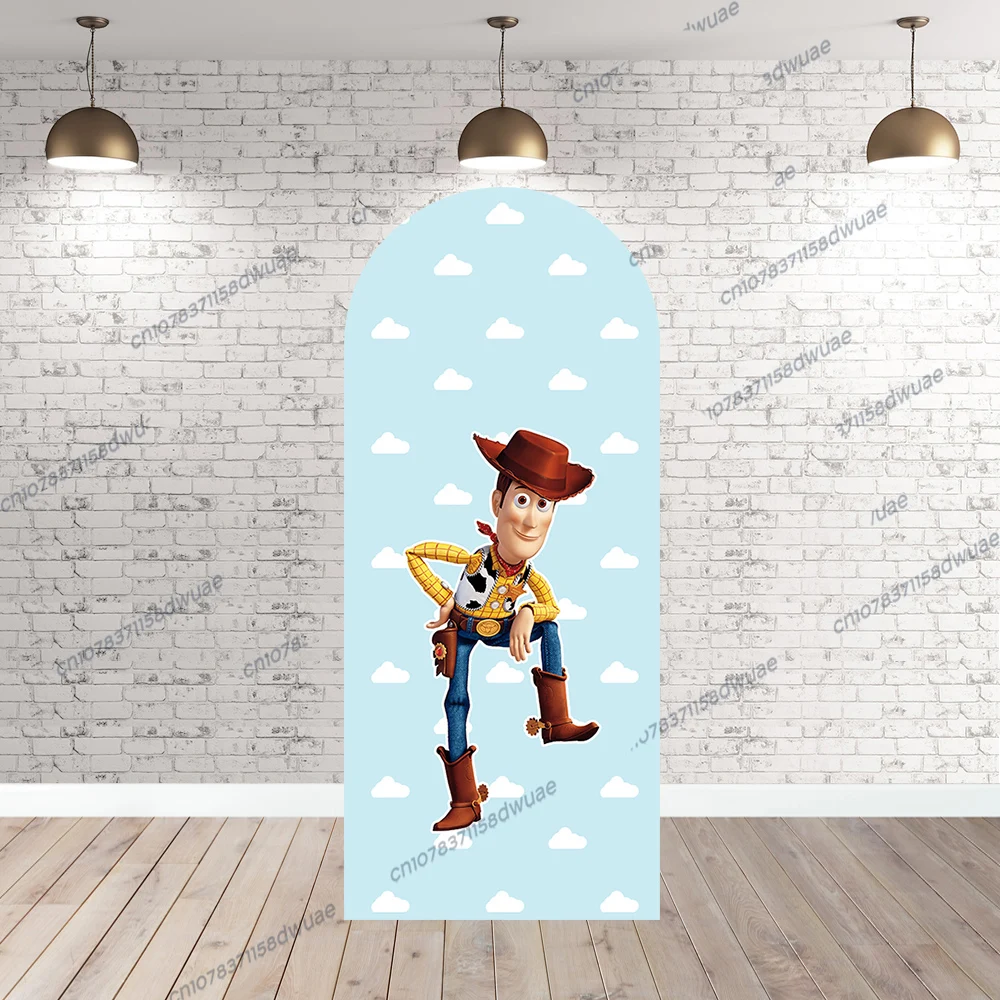 Toy Story Birthday Photo Background  Party Backdrop Photo  Arch Photography Backdrop Polyester Photography Backdrop