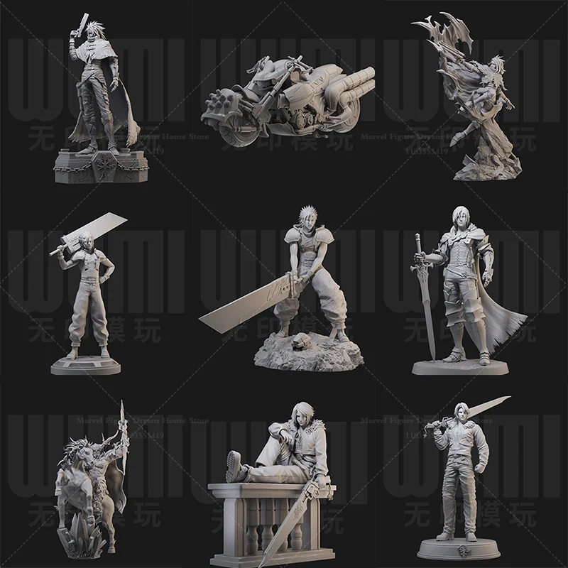 

1/24 1/18 Scale Test Subject First Level Special Forces One Eyed Knight DIY Self-assembled GK Resin Un-panited Doll White Model