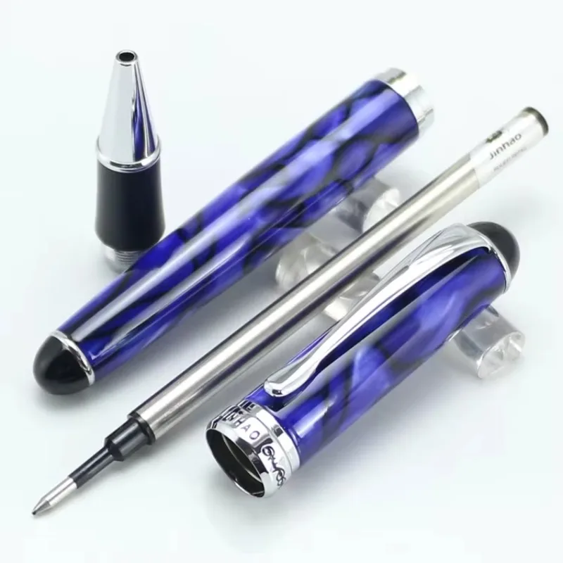 JINHAO 750 Stainless Steel Business Gift 0.5MM Nib Rollerball Pen High Quality Luxury Office School Stationery Supplies