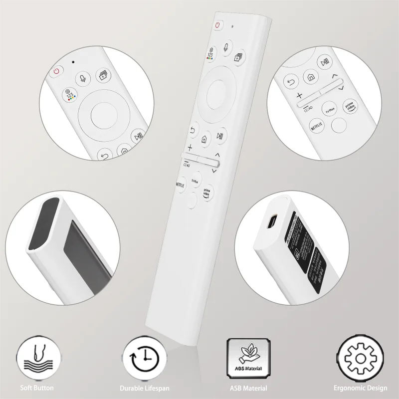 BN59-01391A لاستبدال جهاز التحكم عن بعد الصوتي الشمسي Samsung مع أزرار NETFLIX TV Plus primevideo، لتلفزيون إطار Samsung #4