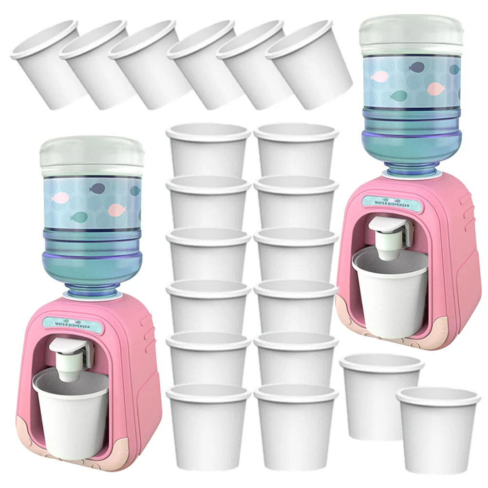 Mini appareil de cuisine distributeur d'eau, petit refroidisseur de bureau pour enfants, jouet rose pour chambre à coucher, tout-petits