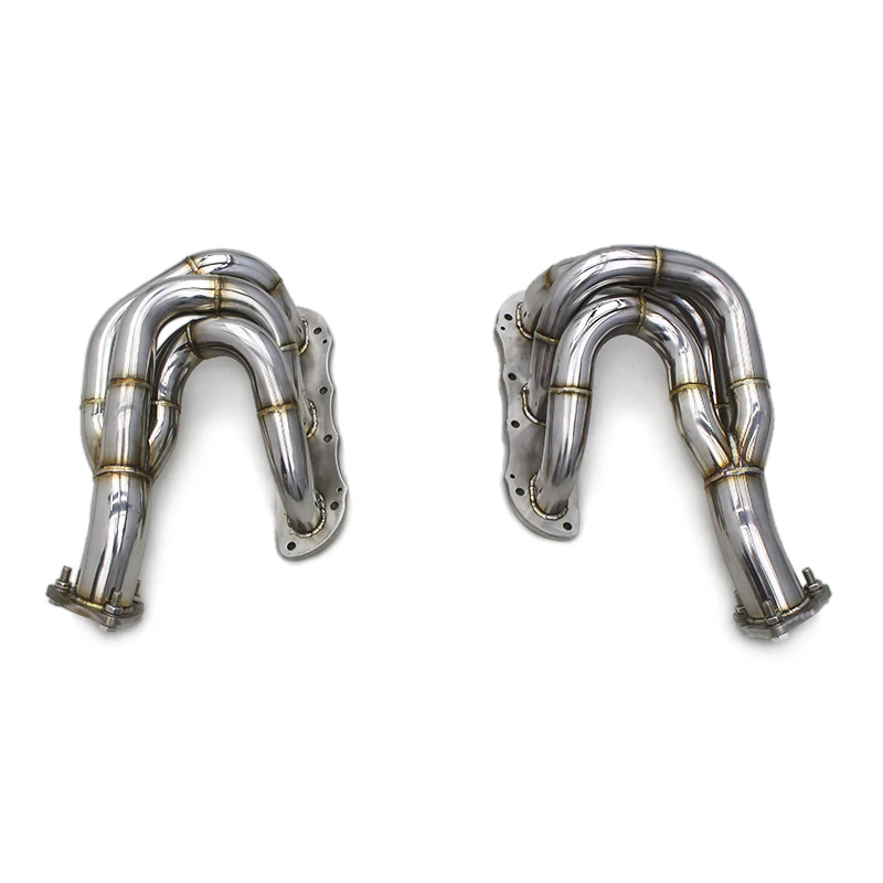LXBY-Performance Header For Porsche Boxster/Cayman 987/987.2 2008-2012 Polished Stainless Steel Exhaust Header Manifold