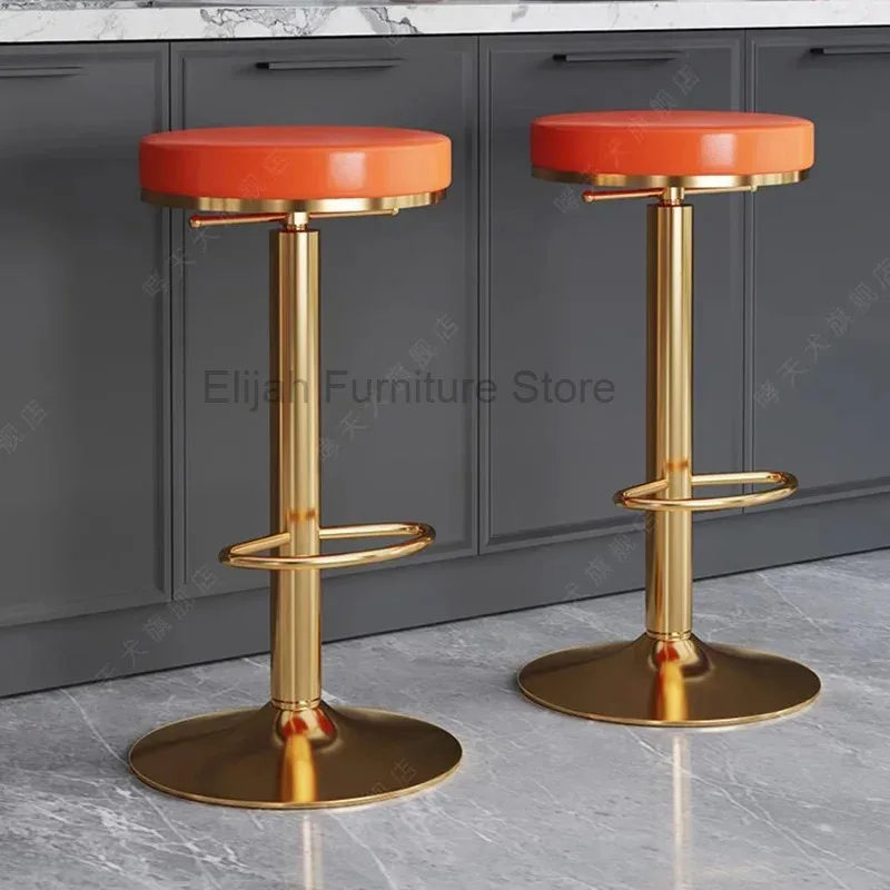 

Home Lift Rotating Bar Chair Nordic Minimalist Luxury Chair Bar Front Desk Furniture Silla Bar
