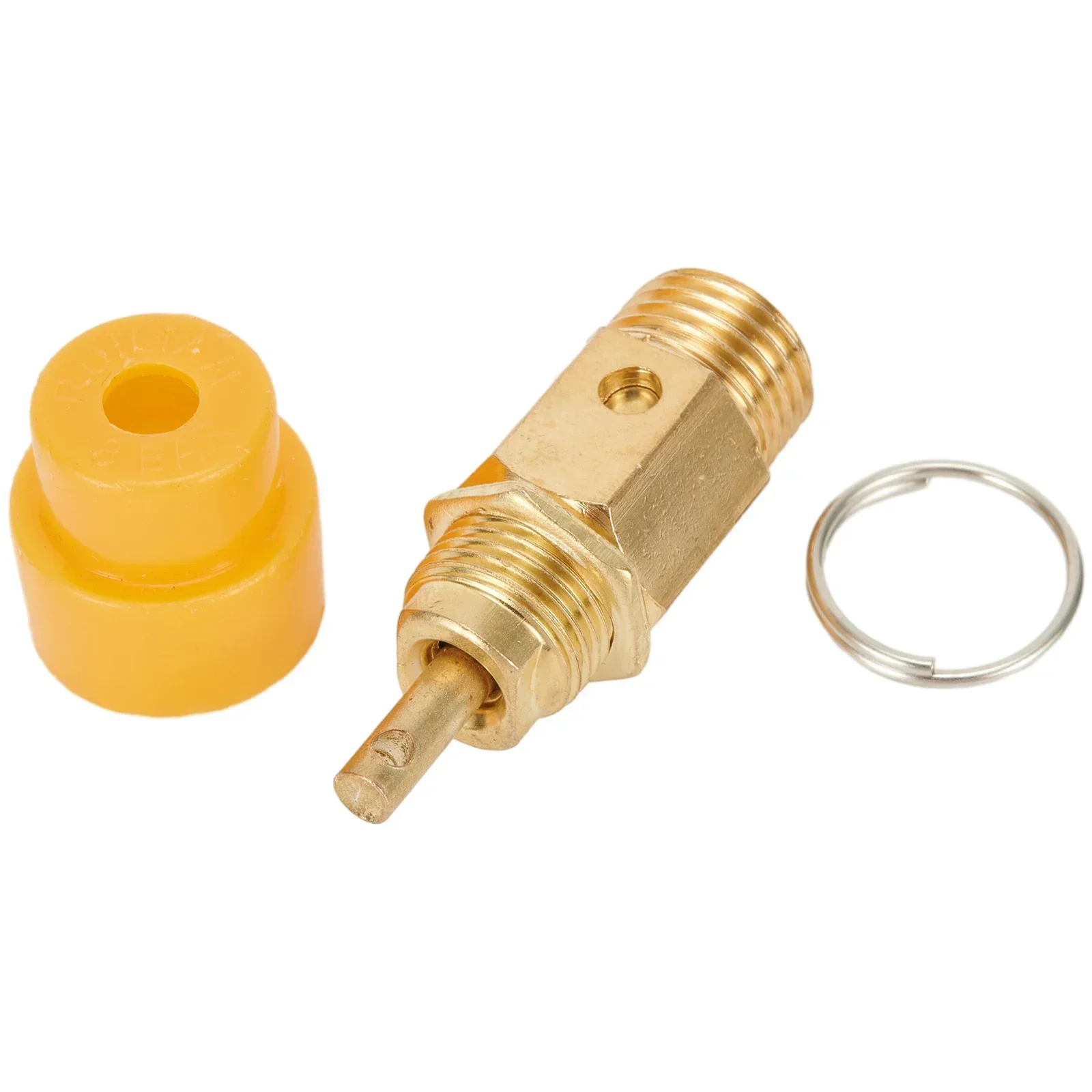 Air Compressor Safety Relief Valve with Brass Construction and For BSP Thread for Pressure Release Applications