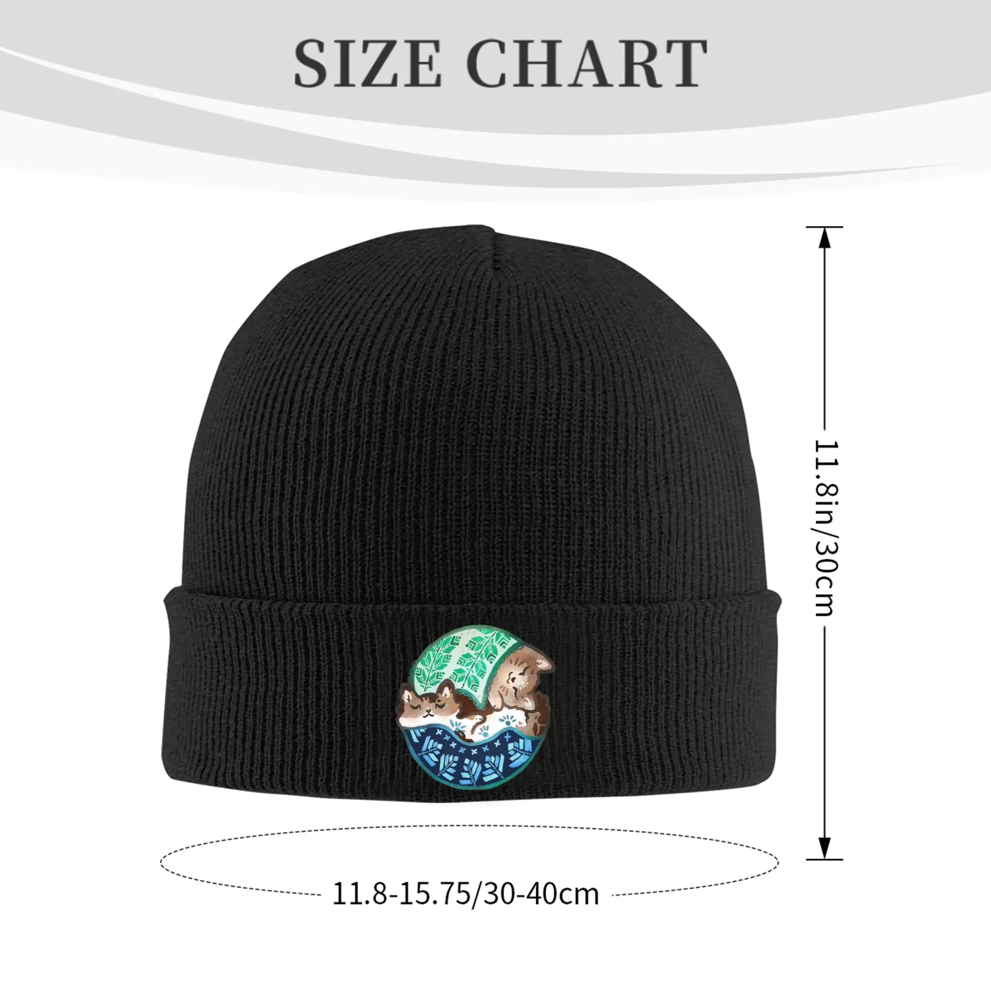 Palestina lindo sombrero de gato Otoño Invierno gorros gorra cálida mujer hombre acrílico Skullcap