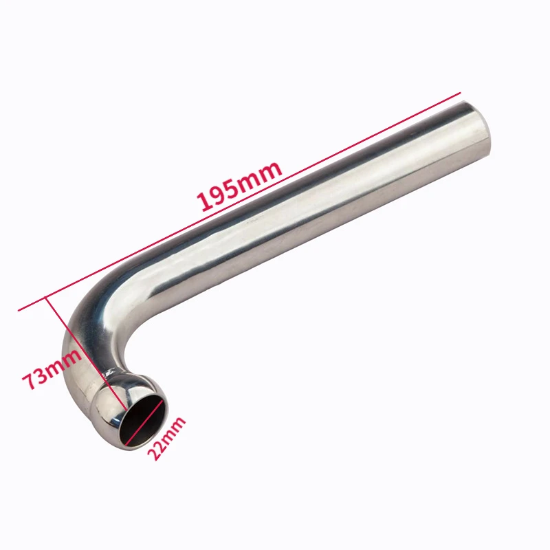 195mm Exhaust Pipe Ball Head Elbow Pipe Adjustable Angle for  Model Gasoline Boat Engine