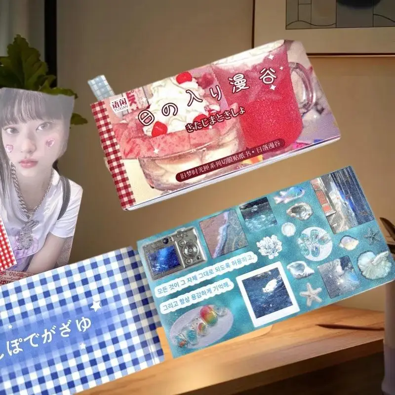 

30 шт./лот, креативные наклейки в стиле ретро Kawaii Ins для скрапбукинга, дневников, чехлов для телефонов, милые канцелярские товары, декоративные стикеры