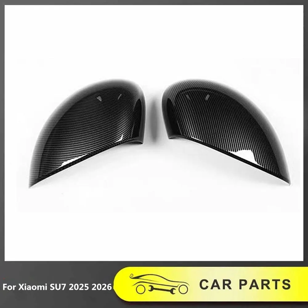 

Зеркало заднего вида, зеркало заднего вида для предотвращения столкновений, защитный чехол из углеродного волокна, внешний аксессуар для Xiaomi SU7 2025 2026