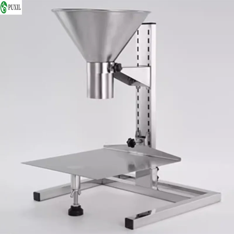 Manual filling machine stainless steel large diameter hopper packaging vacuum bag oil seal packaging machine funnel
