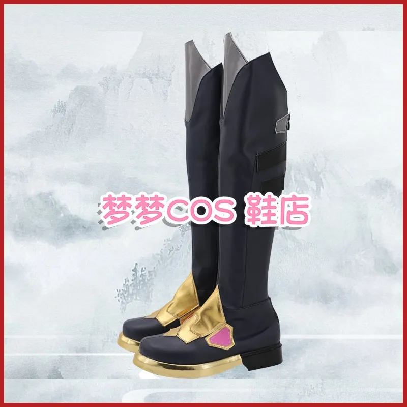 Valorant Reyna Scarpe Cosplay Stivali da gioco Accessorio per costumi di Halloween Stivali su misura