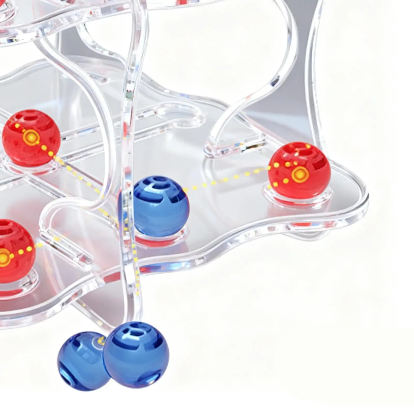 

Strategy Board Games For Adults Educational Connection Toys 3D Connect 3 Ball Game For Over 4 Years Old Boy Girl Adult Youth