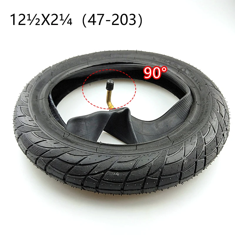 12.5 inch tire + alloy 62-203 12 1/2 X 2 1/4 wheels rims fits Many Gas Electric Scooters and e-Bike ,Folding electric bicycle images - 6