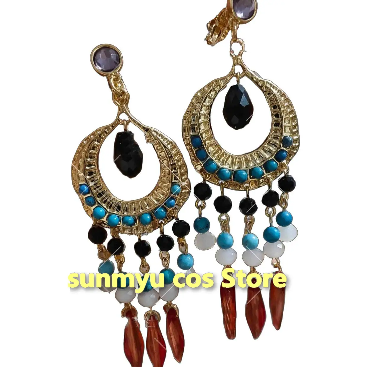 

Ohsama Sentai King Ohger Cosplay Jerami Earrings Accessory