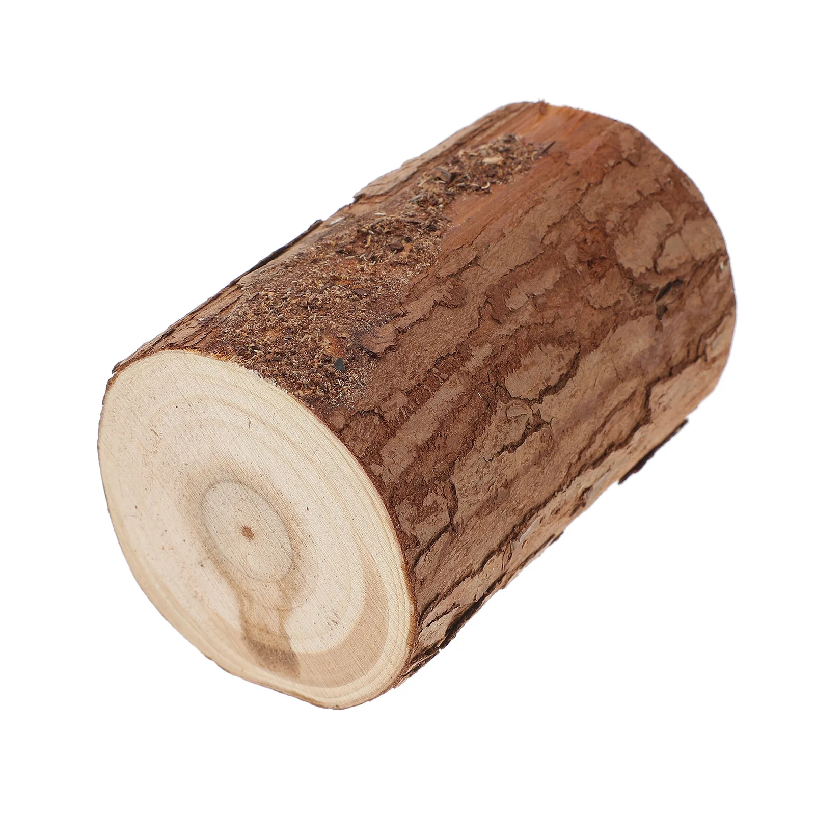 

Stump Wall Hanging Rack Round Plant Faux Tree Decor Wooden Flower Holder Durable Stable Home Office Garden Use Plant Stand