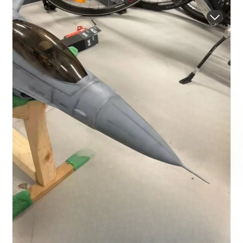 freeing-70mm-duct-f-16-nose-cone-rc-plane-3d-printed-petg-material-enhanced-detail-textures-upgraded-part-advanced-installation
