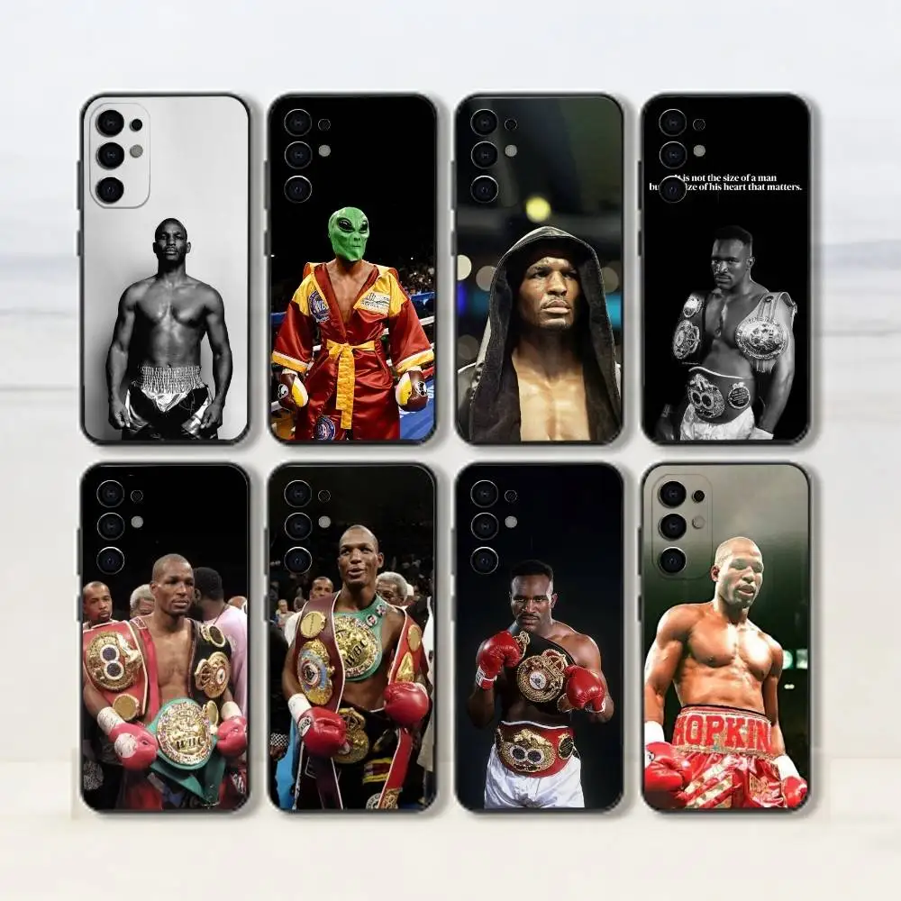 B-Bernard Hopkins-Boxing Match-Combat Phone Case For Samsung S25,S24,S21,S22,S23,S30,Ultra,S20,Plus,Fe,Soft Silicone Black Cover