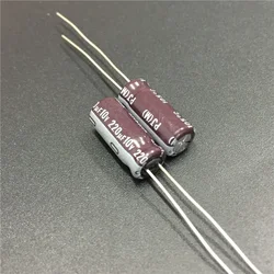 10pcs 220uF 10V NICHICON PJ Series 6.3x15mm 10V220uF Low Impedance Long Life Aluminum Electrolytic capacitor