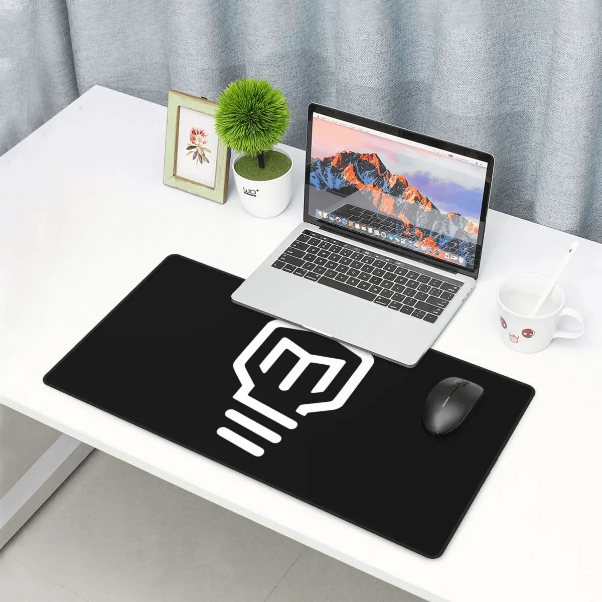

Large Mouse Pad Mark Rober HD Logo Gamer PC Laptop Mats Keyboard Carpet Computer Gaming Office Accessories Desk Mat