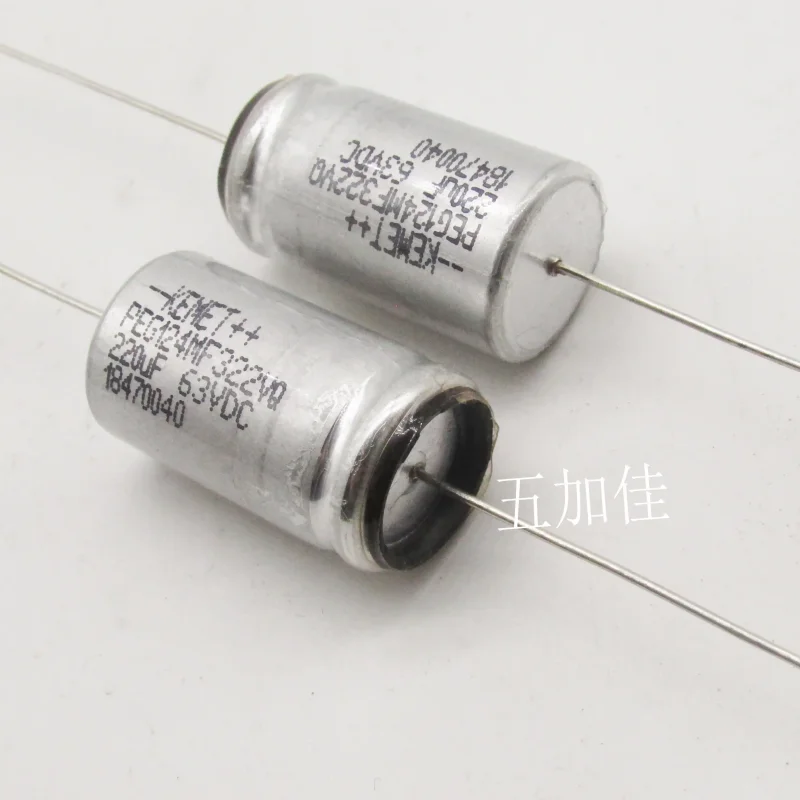 capacitor-eletrolitico-de-Audio-peg124mf322vql1-63v220uf-silver-bullet-fever-para-equipamentos-de-Audio-com-pinos-de-cobre