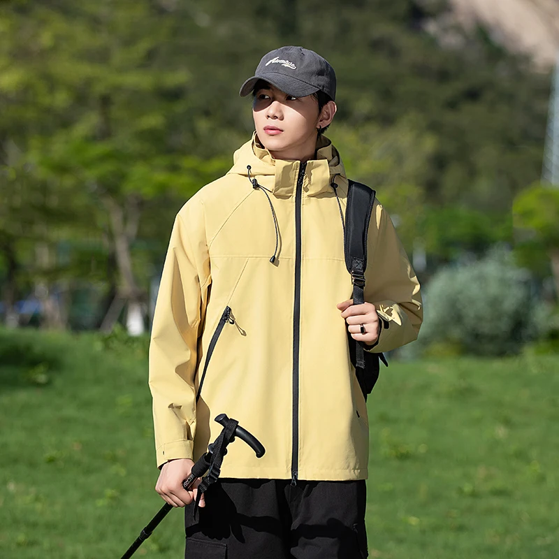 Men's Hiking Casual Jacket Outdoor Cold Proof and Warm Sports and Leisure Couple Spring and Autumn Waterproof Assault Jacket