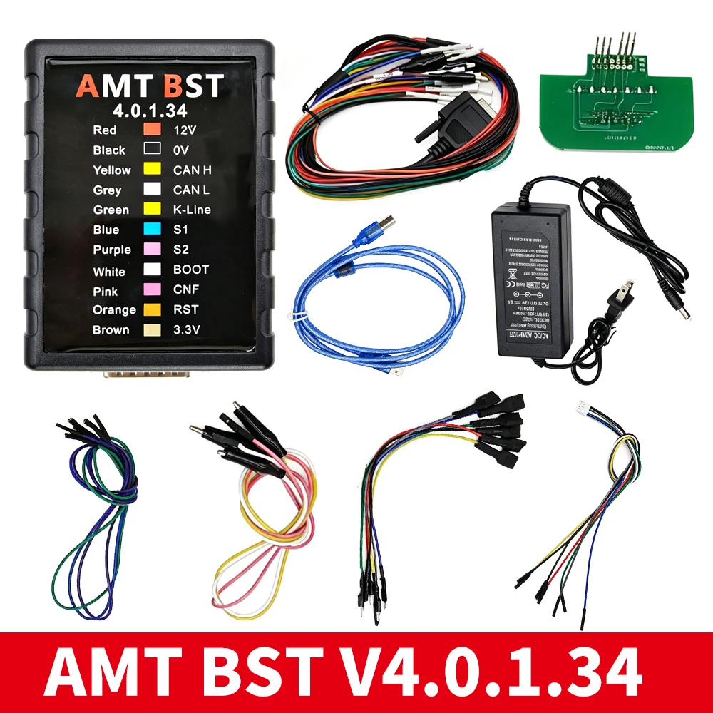 

2026 Upgraded AMT BST ECU Tool V4.0.1.34 Universal Bench Service Tool Online/Offline R/W Support MG1 MD1 Protocl ECU Programmer