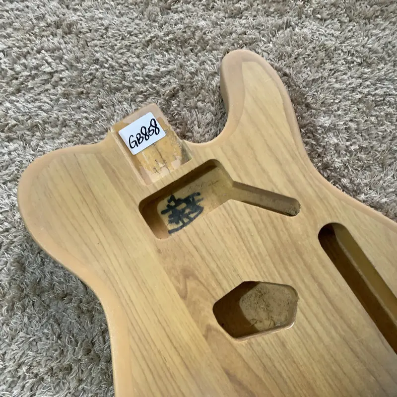 GB858 Surface Damage  Tele Electric Guitar TL Body Solid Wood With ASH TOP DIY Guitar Parts for Replace Custom Order Stock Item