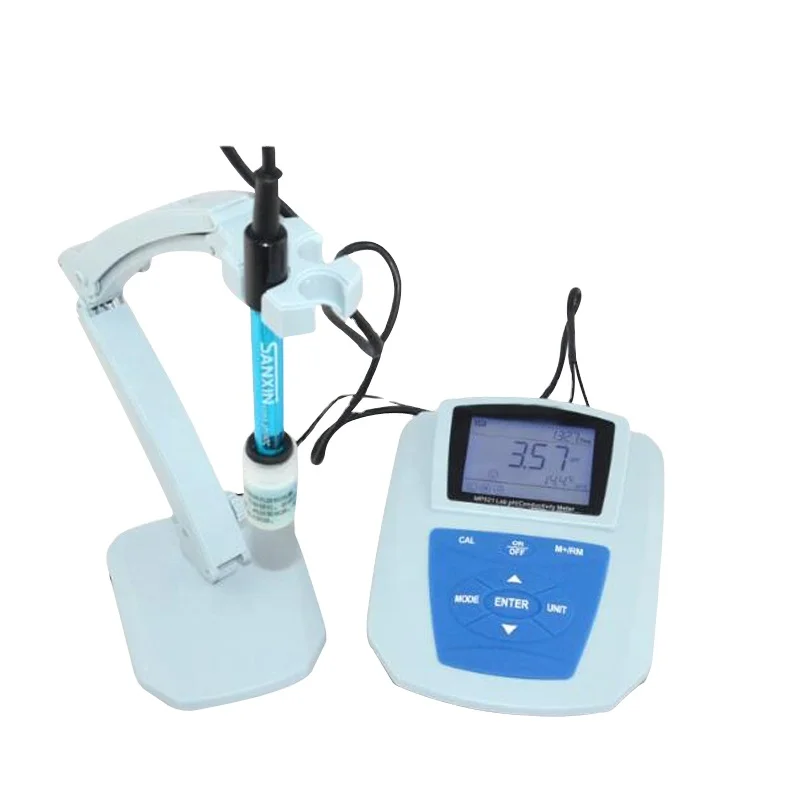 pH + Conductivity Double-Parameter Measurement Meter MP521 Lab pH Conductivity Meter