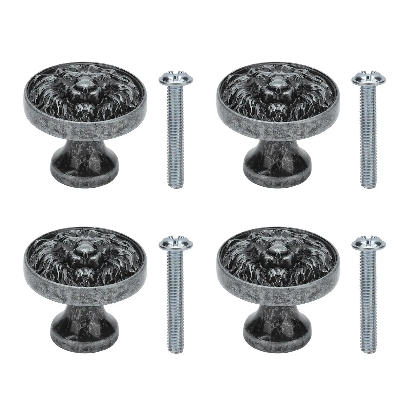 

Античная ручка для шкафа с львиной-Прочная Фурнитура для шкафов и мебели