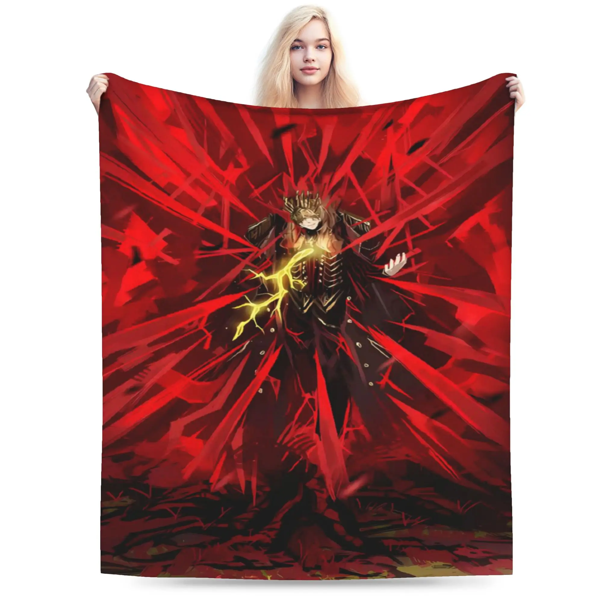 New Arrival Limbus Company Project moon Blankets Super Soft Fleece  Cozy Throw Blanket Machine Washable