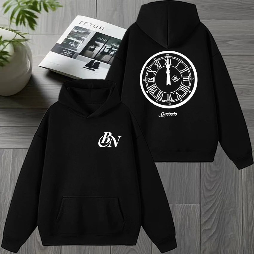 

Hot Singer Quevedo Buenas Noches Album Graphics 2025 New in Hoodie Men women vintage pullover Unisex Fleece Casual Sweatshirt