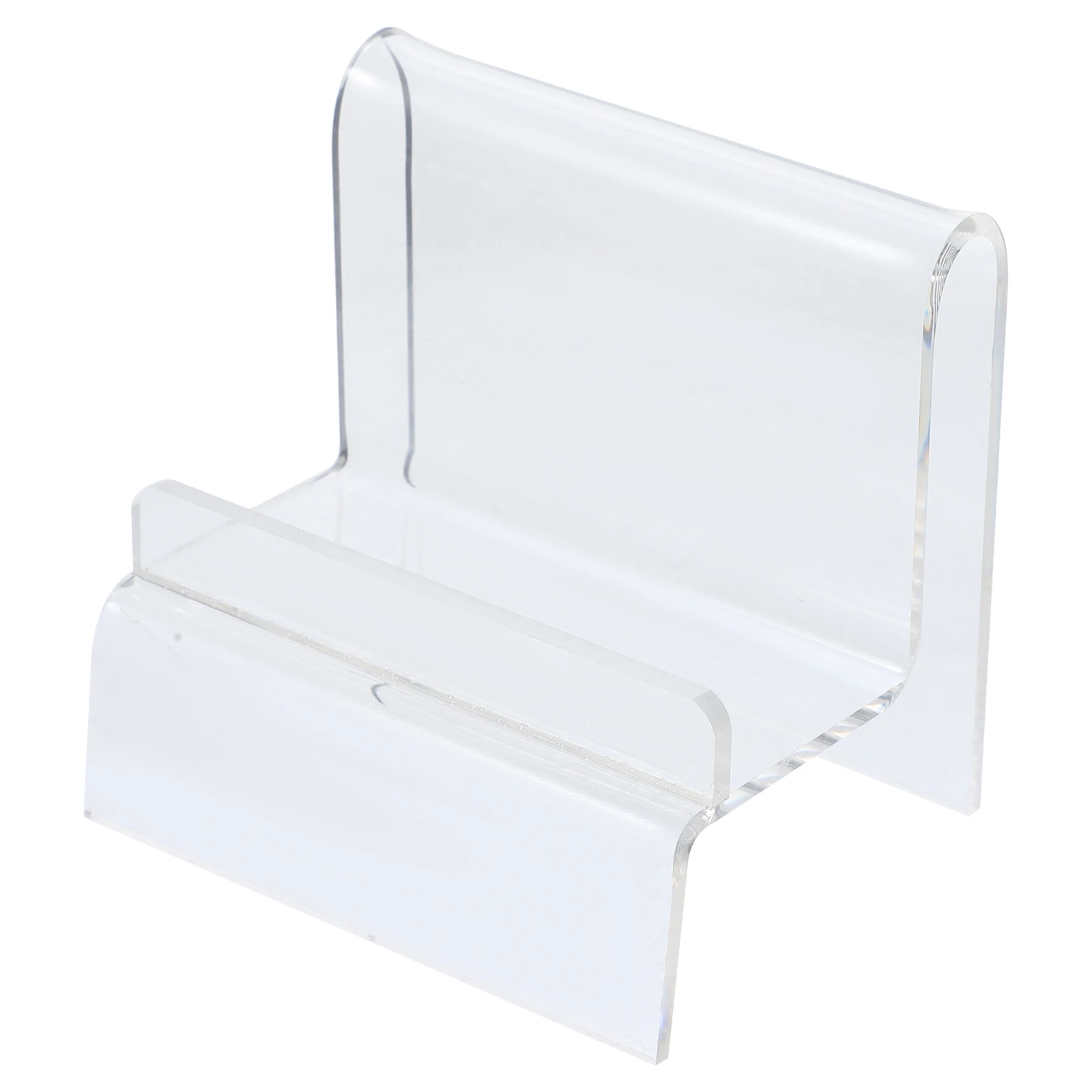 

2pcs Acrylic Wallet Bracket Organizer Display Purses Jewelry Clear Stand Racks Lightweight Durable Storage Modern Sense