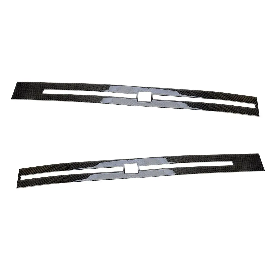 1 Pair Car Door Sills Protector Cover Sticker Black Carbon Fiber Fit for Nissan GTR R35 2007-2014 2015 2016 2017 2018 2019 New