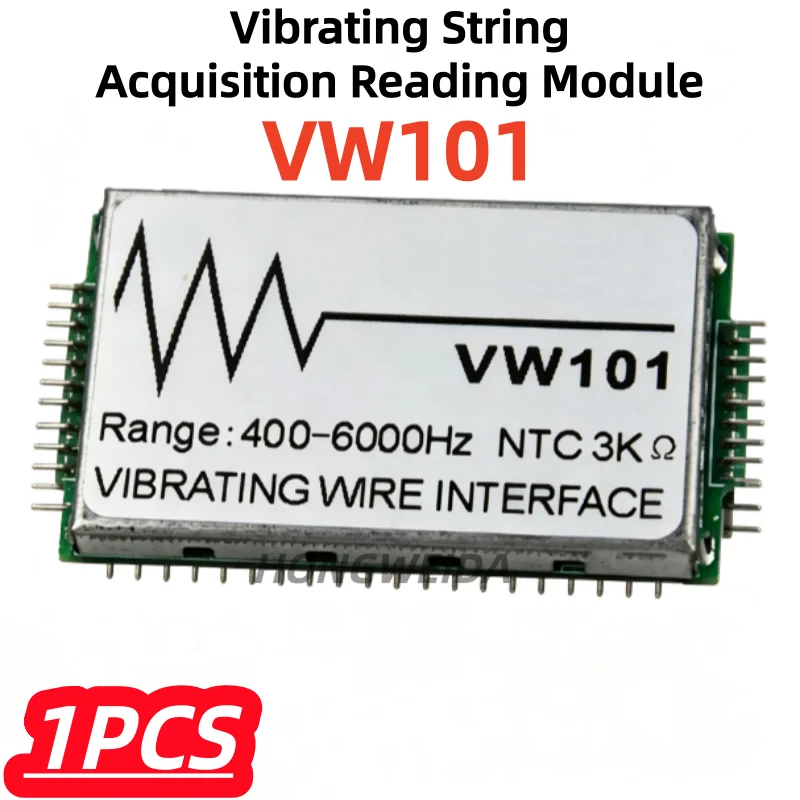 1Pcs/lot 100% New VW101 Vibrating Wire Acquisition Reading Module Embeded Frequency Temperature Acquisition