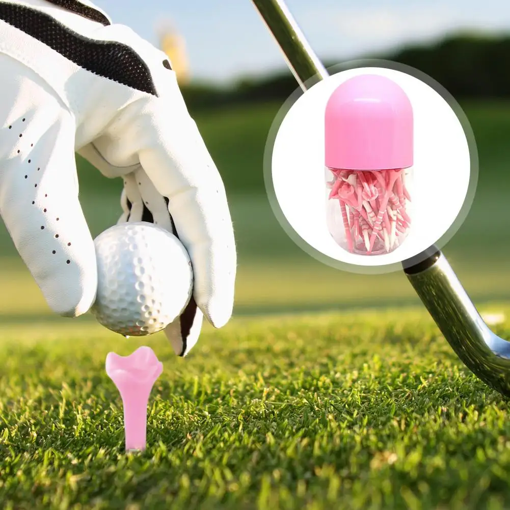 

Extra Thick Plastic Golf Tees Durable Plastic Golf Tees Vibrant Colors Easy to Use Portable Accessories for Golfers for Teeing