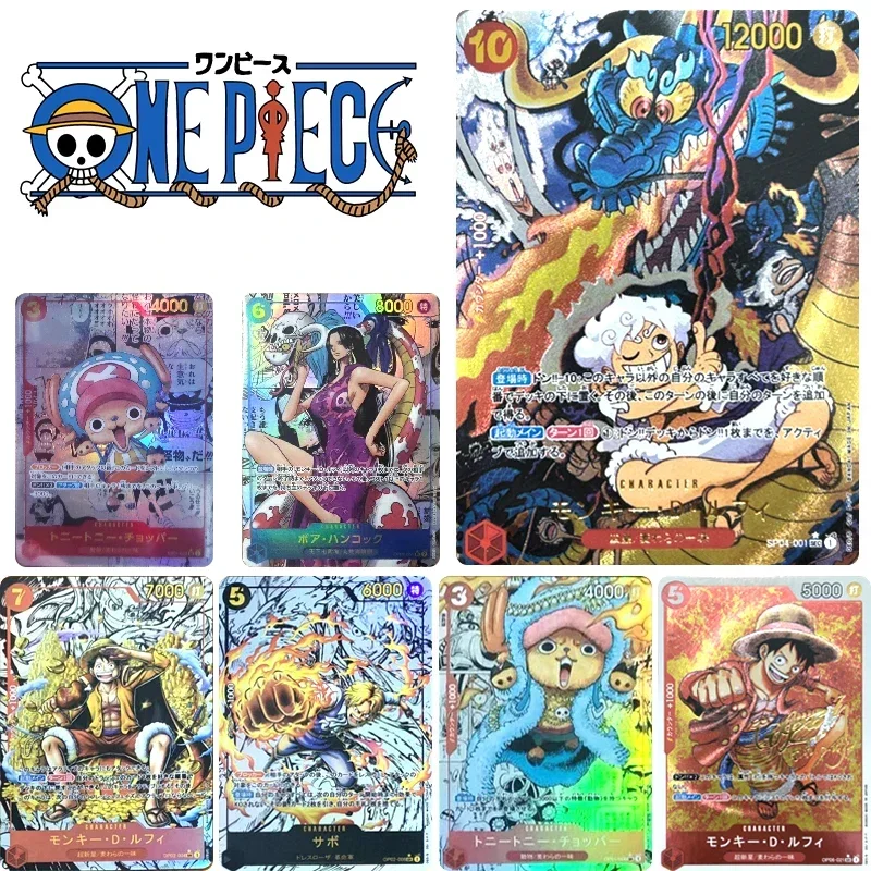 One Piece Shanks Roronoa Zoro Boa Hancock OP-007 Xtreme DIY Homemade Collection Card Christmas Birthday Gift Game Toys